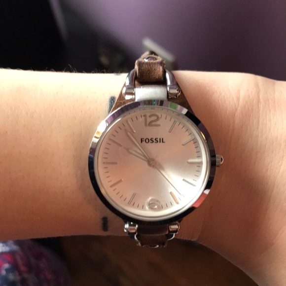 Fossil Accessories - Brown fossil watch